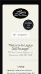 Mobile Screenshot of legacygolfpackage.com